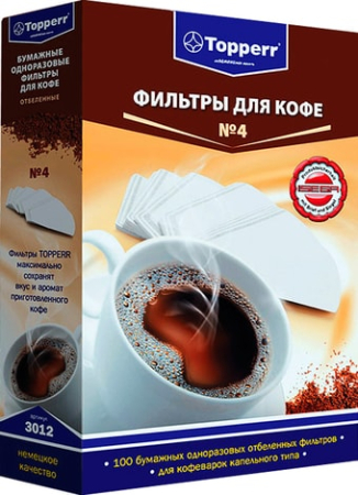Фильтр для кофе Topperr №4 3012